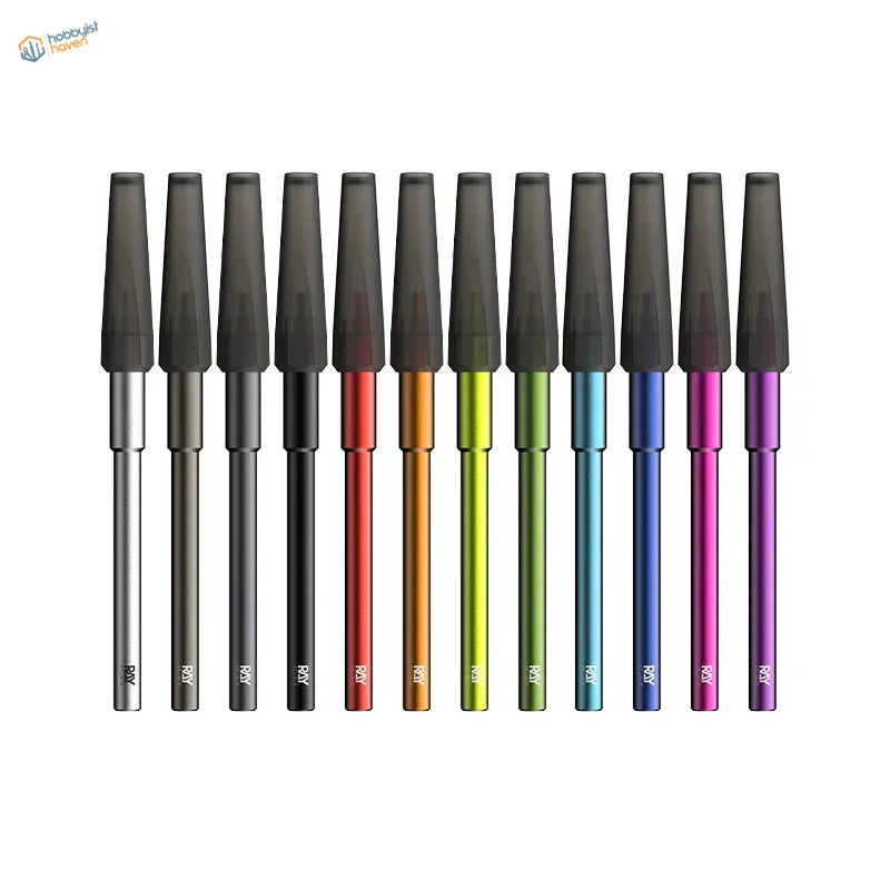 Precision tungsten carving knives with 10 vibrant vape pens