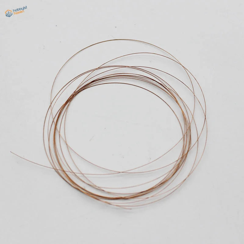 Coiled phosphor bronze wire, 0.1-3 mm diameter, neat concentric loops