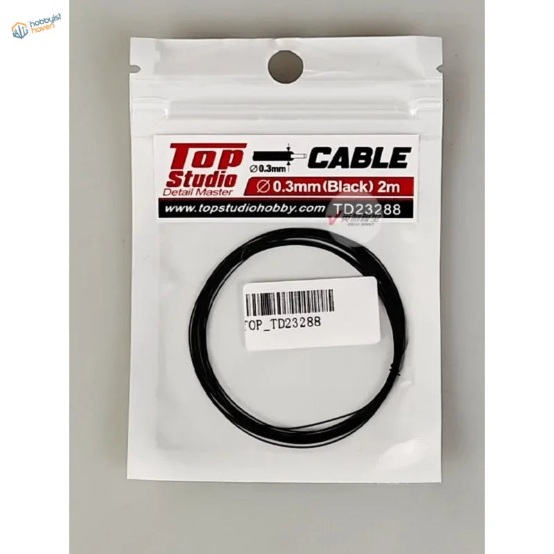 Black 0.3mm wire core cable in Top Studio Detail Master bag, TD23288
