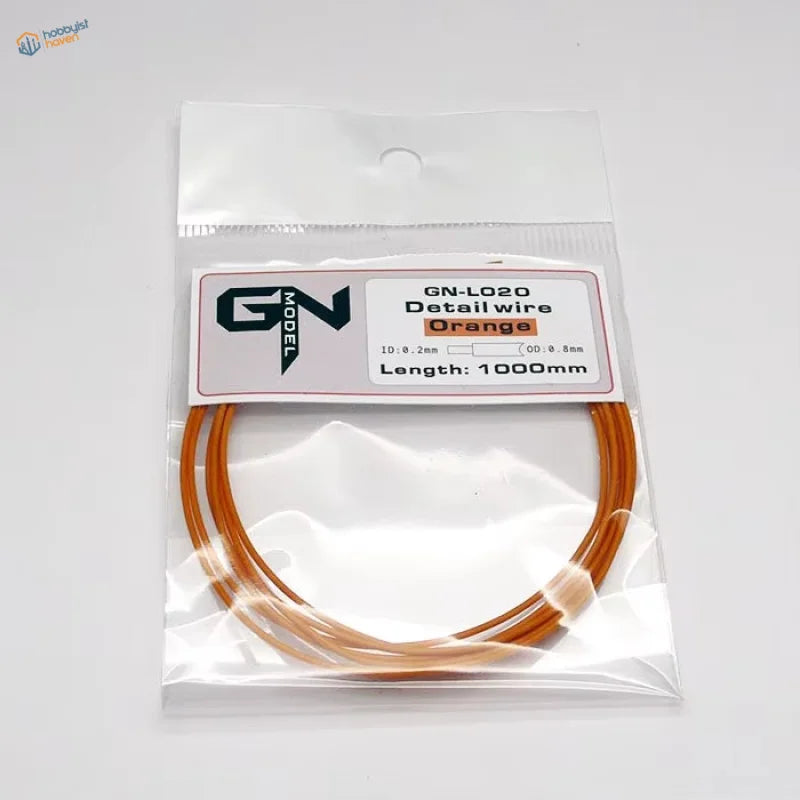 Orange detail wire GN-L020 solid core wire for precise bends, 0.25mm-0.8mm