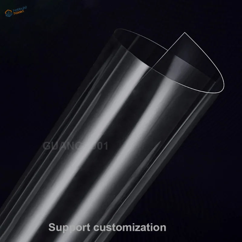 Clear transparent PVC tube from 0.3~10mm PVC sheets