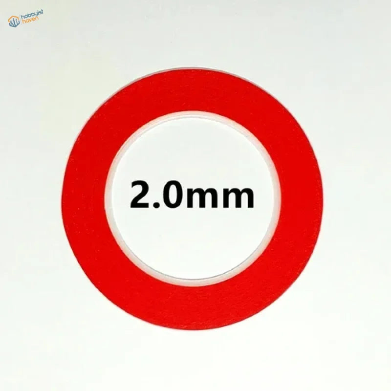 0.5~2.0mm fine masking tape with 2.0mm red label