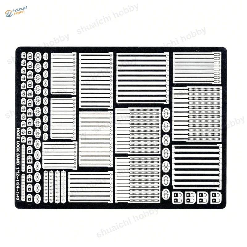 1/12~1/43 Photo-Etched Hose Lock Bands