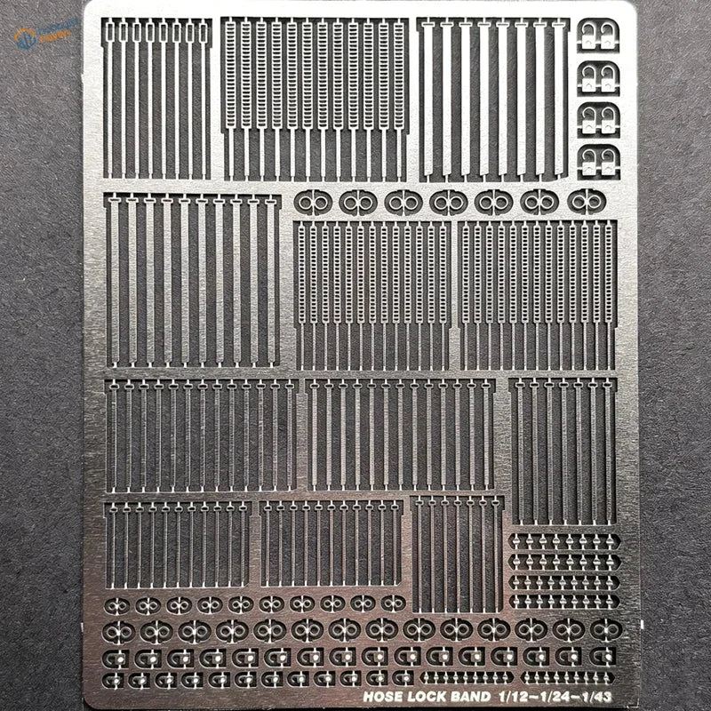 1/12~1/43 Photo-Etched Hose Lock Bands