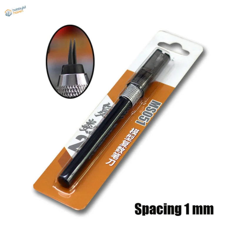 1-2mm double-edged cutting knife for scale modeling tools in orange blister pack