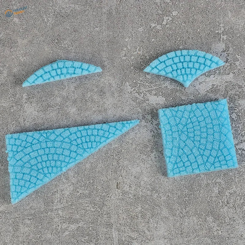 Light blue textured foam panels for 1/35 scale modeling tools