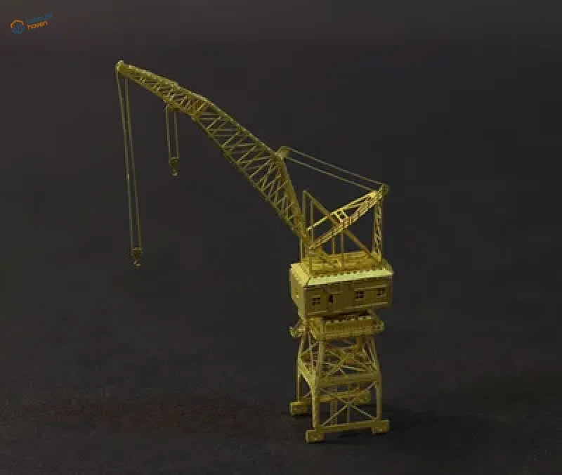 1/350 WWII US Navy 25 ton metal kit: golden harbor crane model with lattice structure