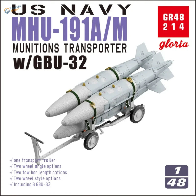 1/48 Trasportatore di munizioni MHU-191A/M della Marina degli Stati Uniti