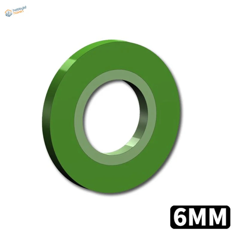 Green 6mm metal ring for fine masking tape product