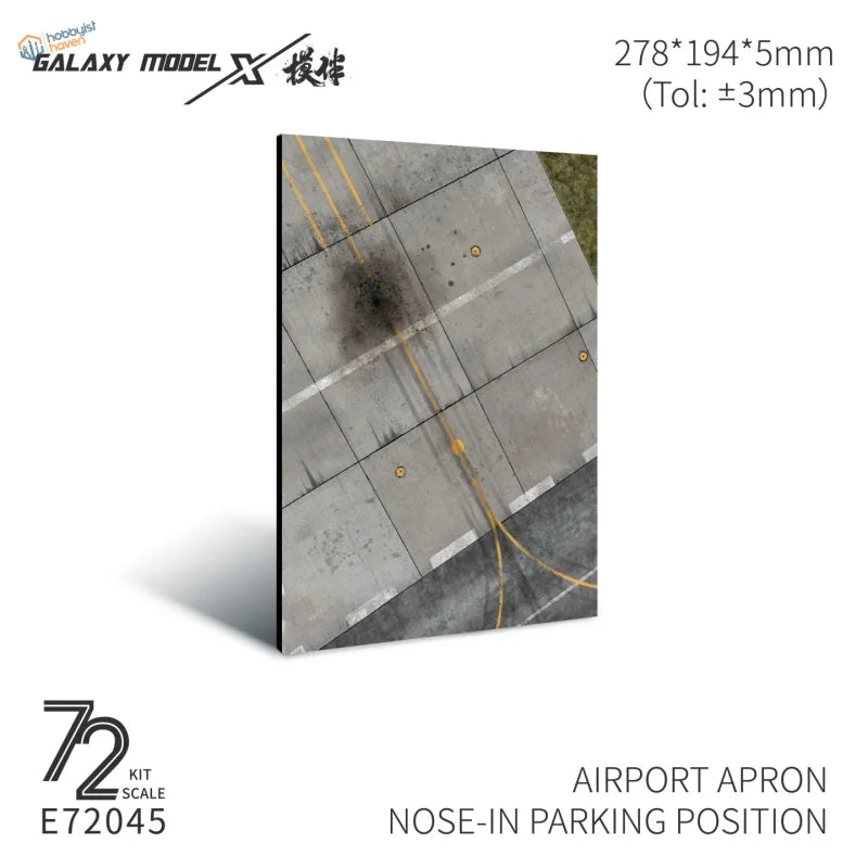 1/72 Diorama-Basen für Flugplatz-Apron (19 Muster verfügbar)