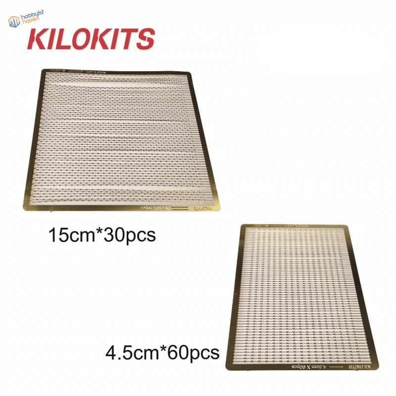 Kilokits rectangular metal ruler for 1/72 military anti-tank obstacles
