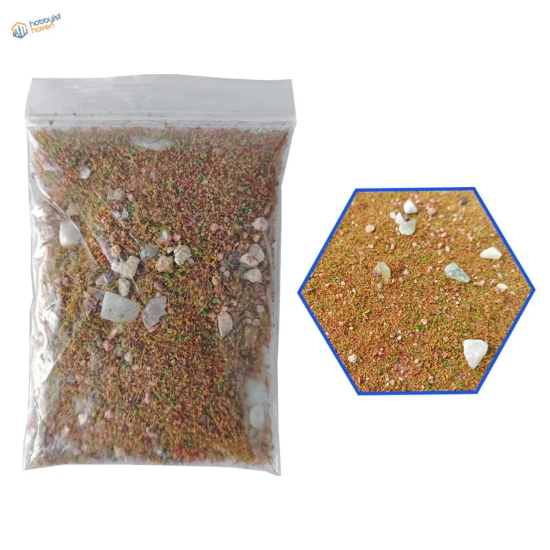 10/30g grass rocks decoration for dioramas with moss and pebbles