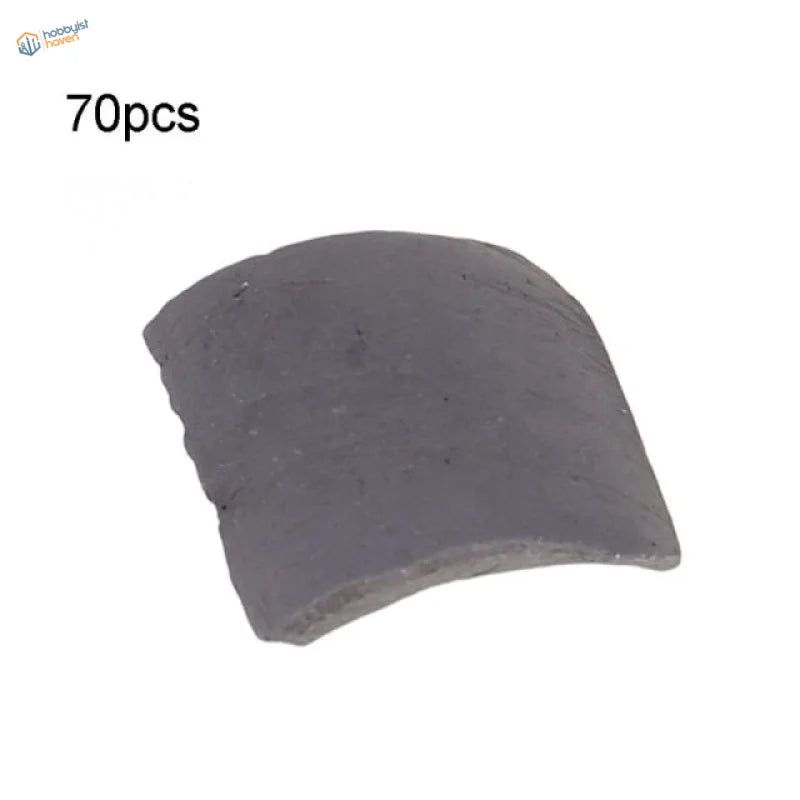 Gray curved miniature bricks tile fragment, 1/35 scale modeling