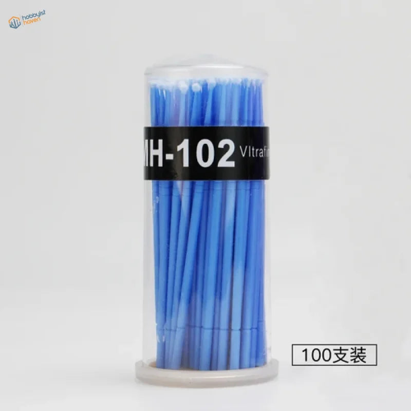 100pcs mini brushes in clear cylinder labeled ih-102 vitraf
