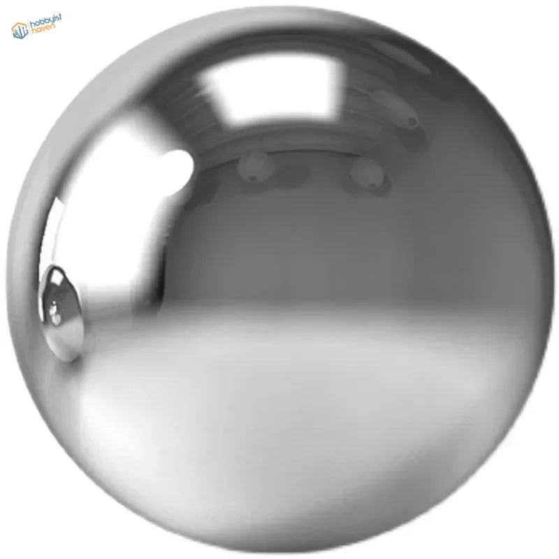 Shiny stainless steel mixing balls for paint bottles and scale modeling