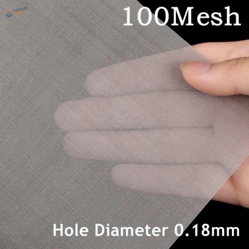Fine 304 stainless steel mesh, 100 mesh with 0.18 mm holes