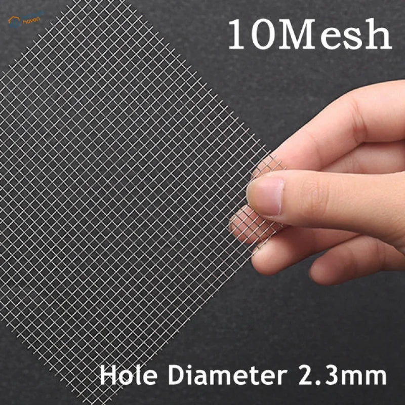 304 stainless steel mesh, 10 mesh with 2.3 mm holes