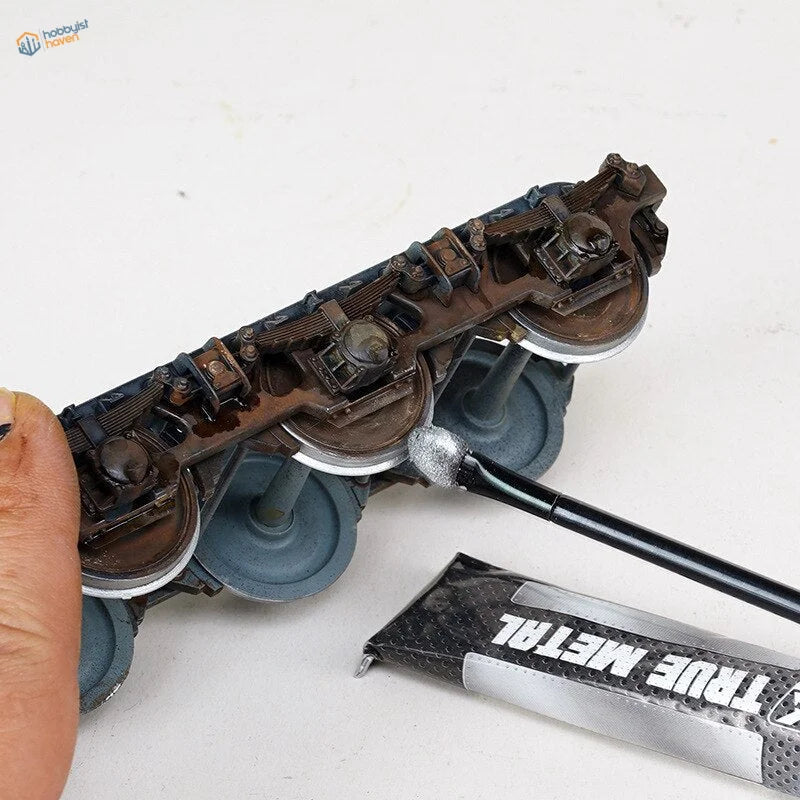 10pcs set double-headed weathering brushes with detailed model train car