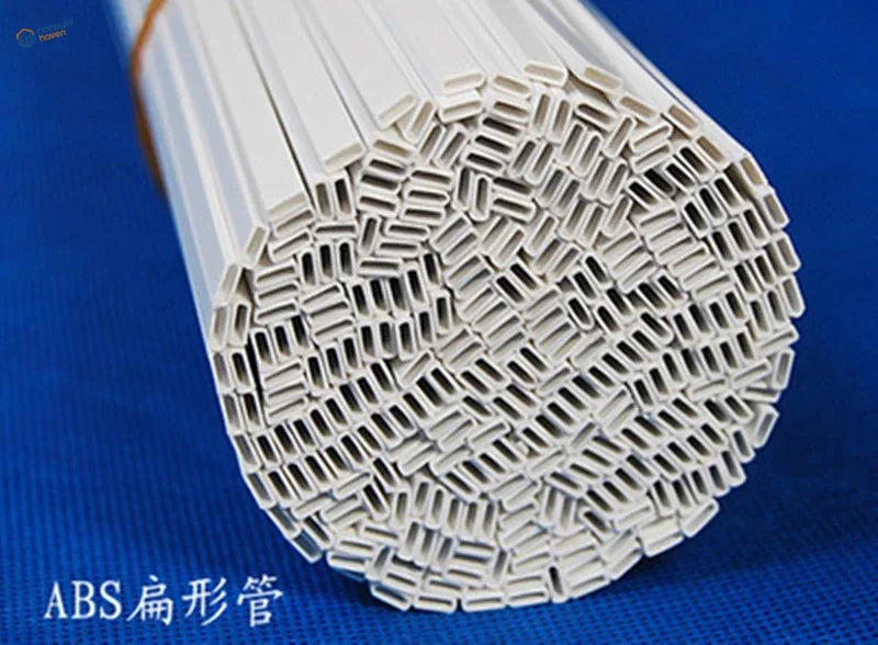 10pcs styrene rods white abs rectangular tubing bundle for scale modeling