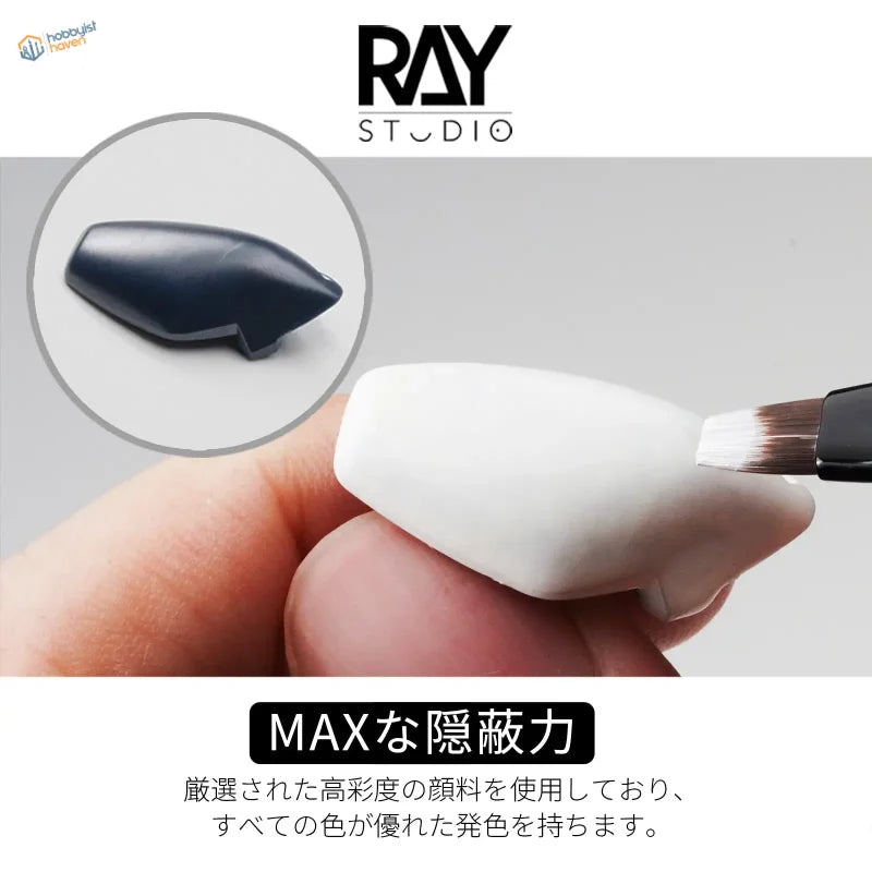 Black glossy nail art brush cap for 12 colors acrylic paints scale modeling tools
