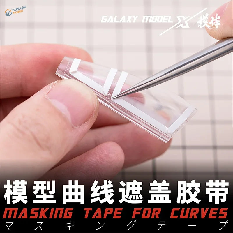 2-12mm low tack flexible masking tape for curved surfaces