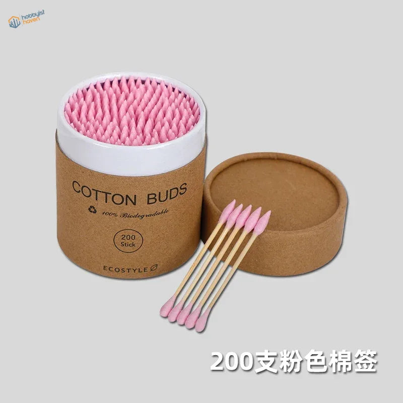 200 pezzi di cotton fioc a doppia testa per modellismo