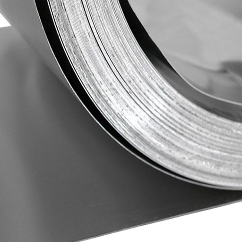 Coiled 0.01-0.5mm stainless steel foil sheet with shiny reflective surface