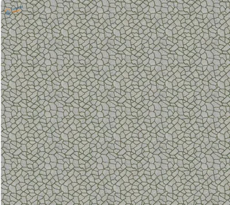 Gray textured cracked mosaic sticker sheets, 2pcs floor wall