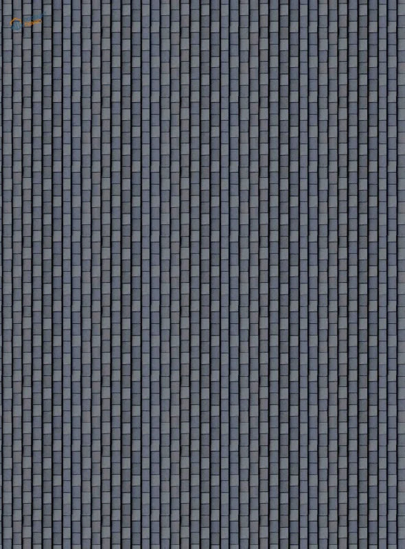 Gray asphalt shingles on 2pcs house roof simulating stickers
