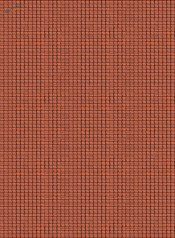 Red woven mesh fabric on 2pcs roof simulating stickers