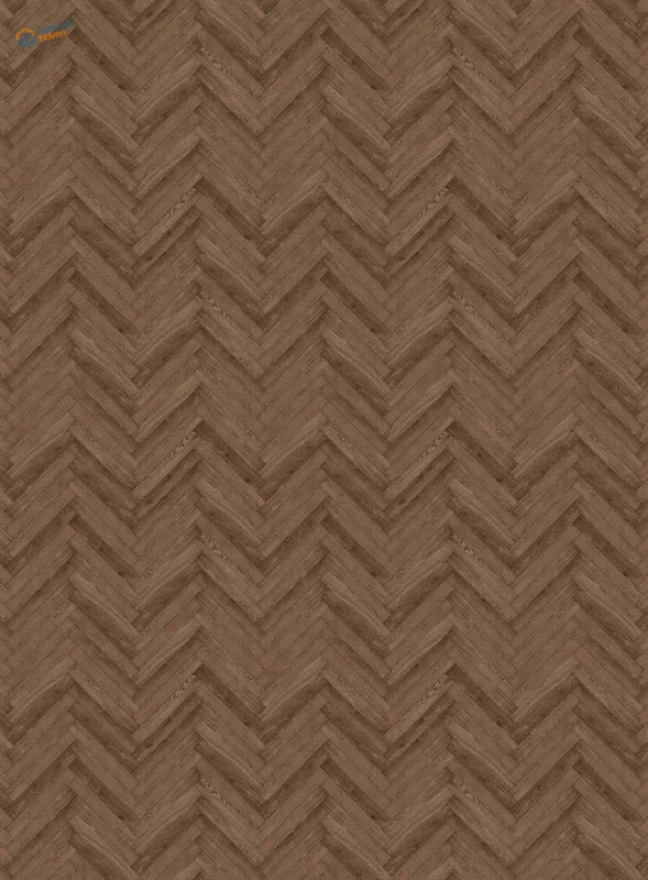 Brown herringbone wooden floor sticker sheets for scale modeling