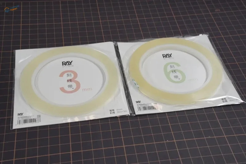 Ray brand 3mm and 6mm tape rolls for 3/6mm transparent scribing guide