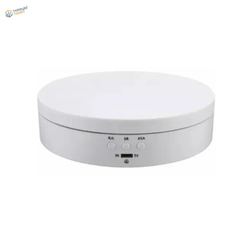 3 speeds electric rotating stand with USB base for scale modeling tools
