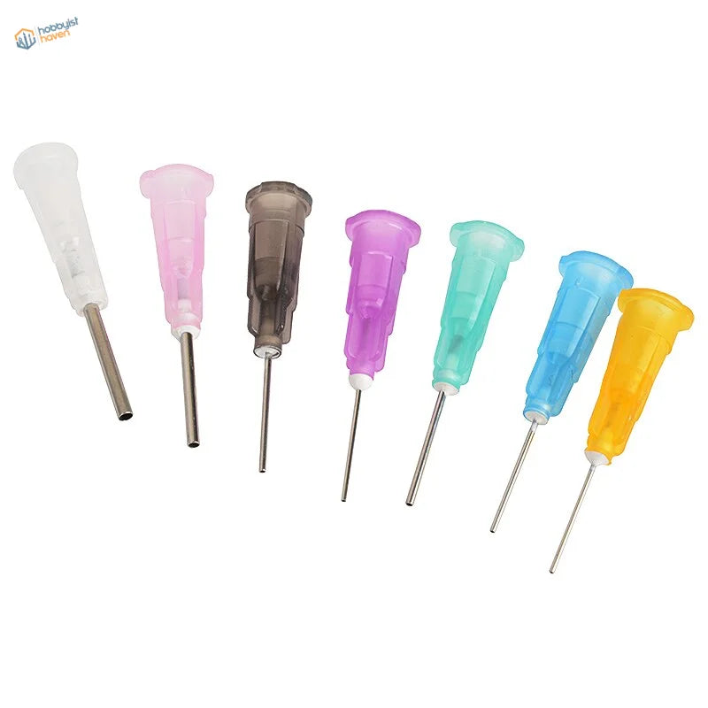 35pcs blunt needles 16GA-25GA colorful for scale modeling