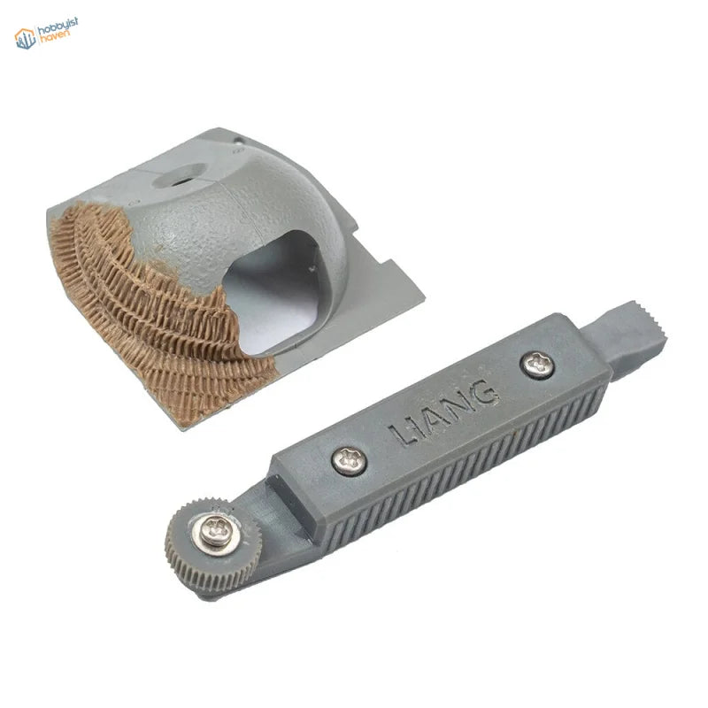 Gray 3D printed tool for zimmerit modeling with liang branding