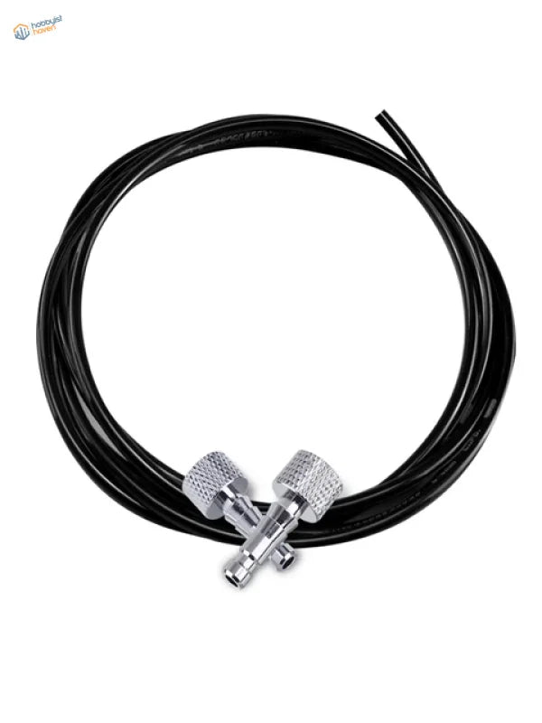 3m 3m 1/8 inch airbrush hose with silver knurled fittings for scale modeling