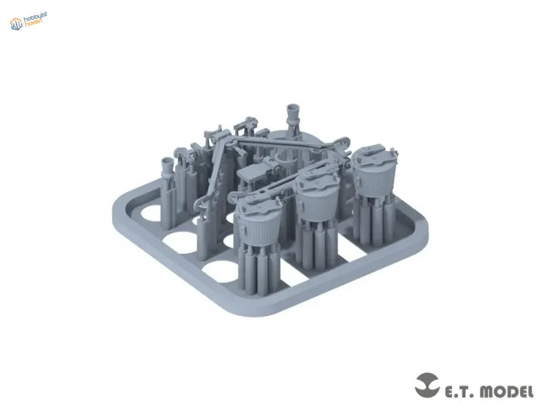1/35 German MG34 machinegun gray plastic model kit with gear components