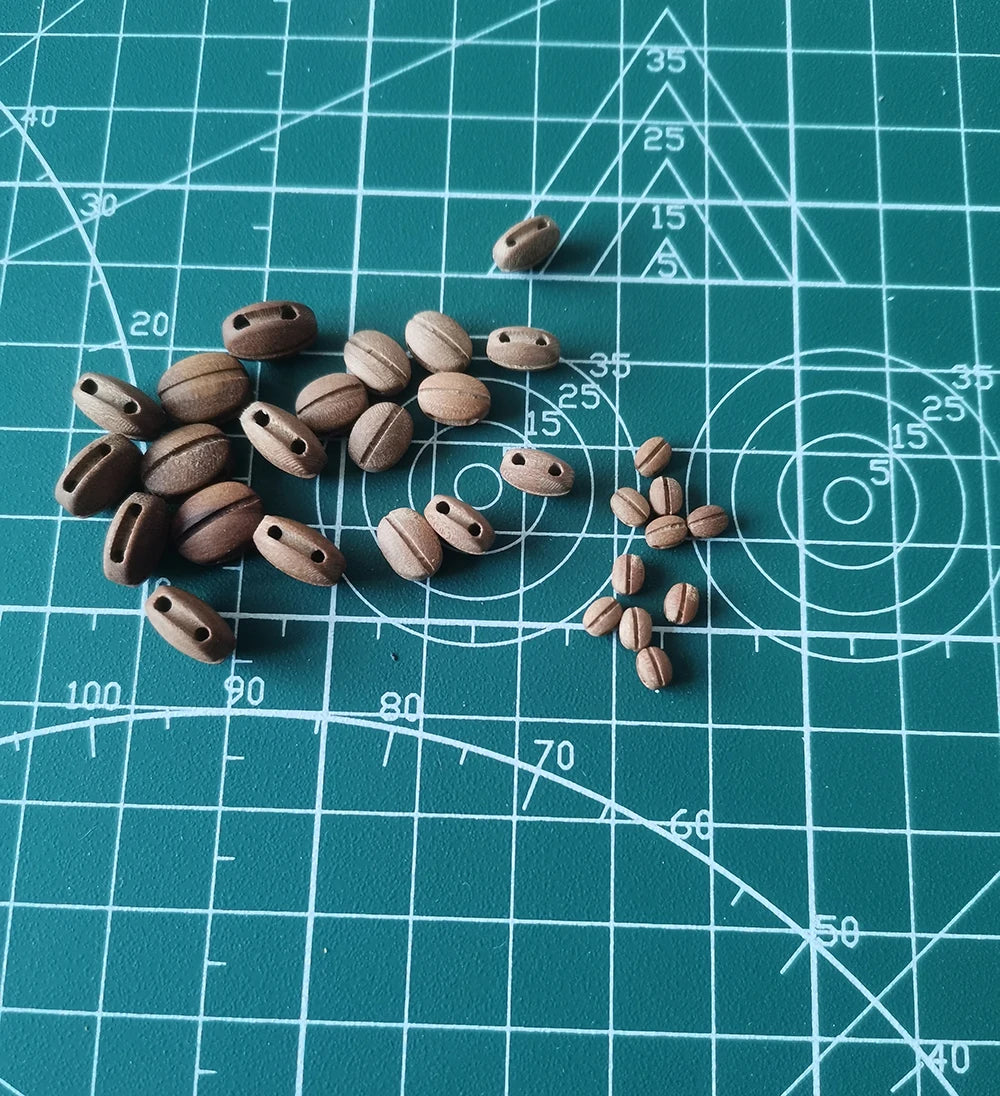 10 Stück 3~10 mm Holz Einzelfallrollen