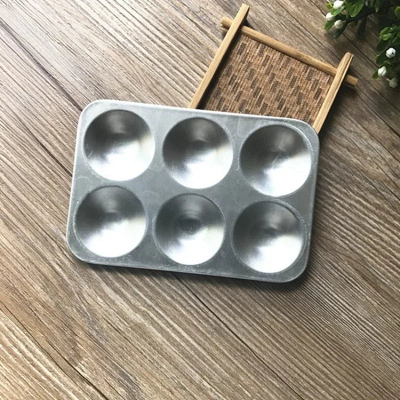 12-hulls rektangulær aluminium malepalett
