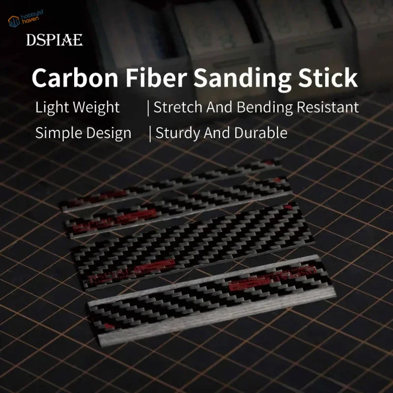 4pcs black and red carbon fiber sanding plates with woven pattern