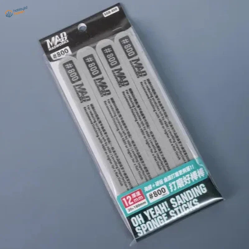 3 white #800 grit maf sanding sticks from 4pcs sanding sticks pack