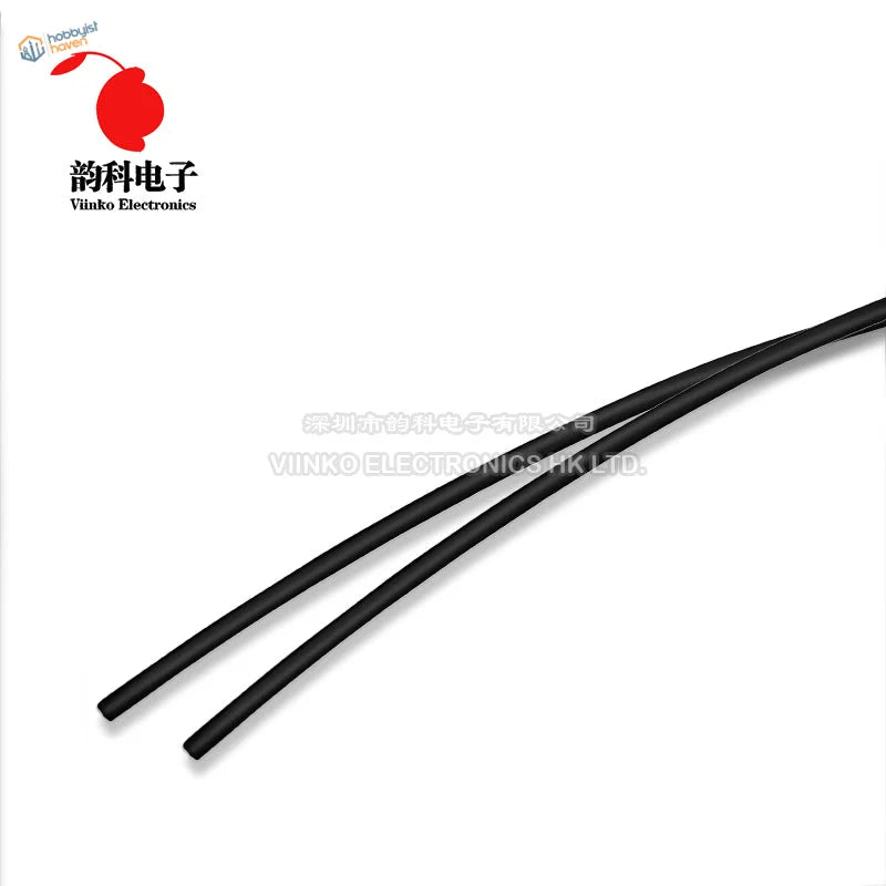 Black 5-13mm flexible heat shrink tube from Vinko Electronics, 5m lot
