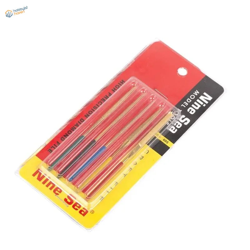 Nine Sea 5pcs diamond files set in colorful blister pack