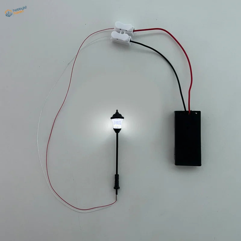 5 pièces de lampadaires LED à l'échelle HO/N