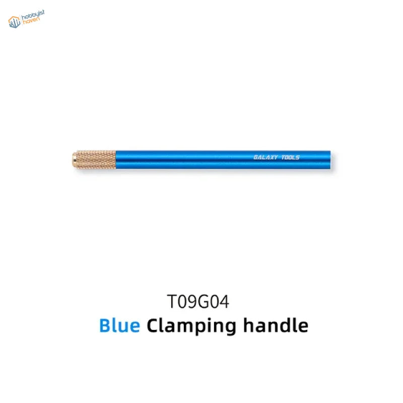 UStar beveled sanding tool blue metallic handle with gold grip galaxy tools engraving