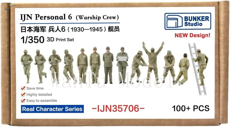 60/80/100+ pz Figure Navali IJN della WWII 1/350