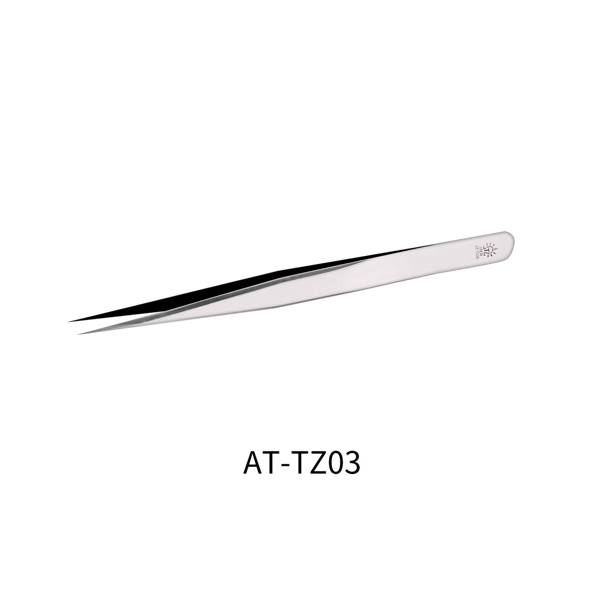 Dspiae anti-static tweezers with silver-tipped blackened precision grip