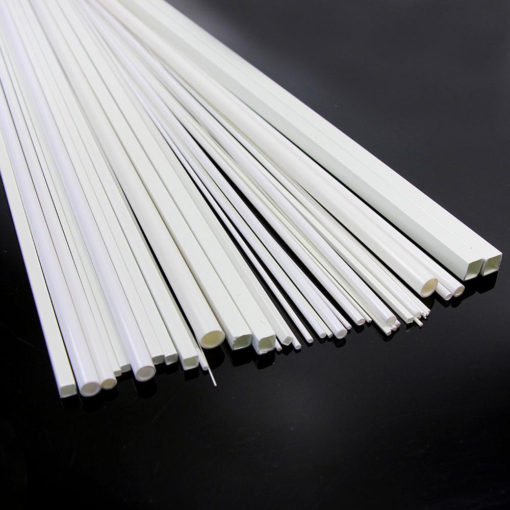 48pcs styrene round and square rods for scale modeling