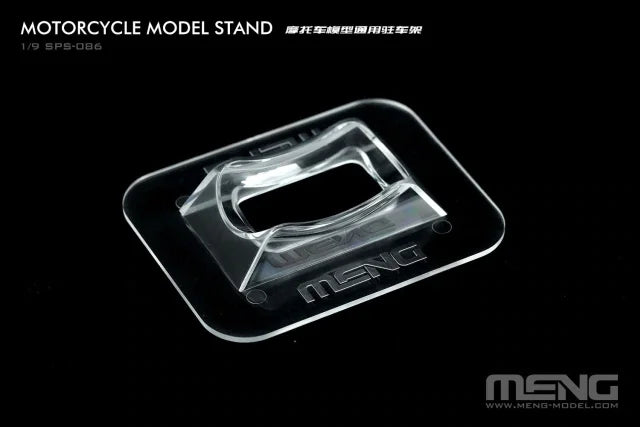 MENG 1/12 clear acrylic motorcycle display stand with meng logo base