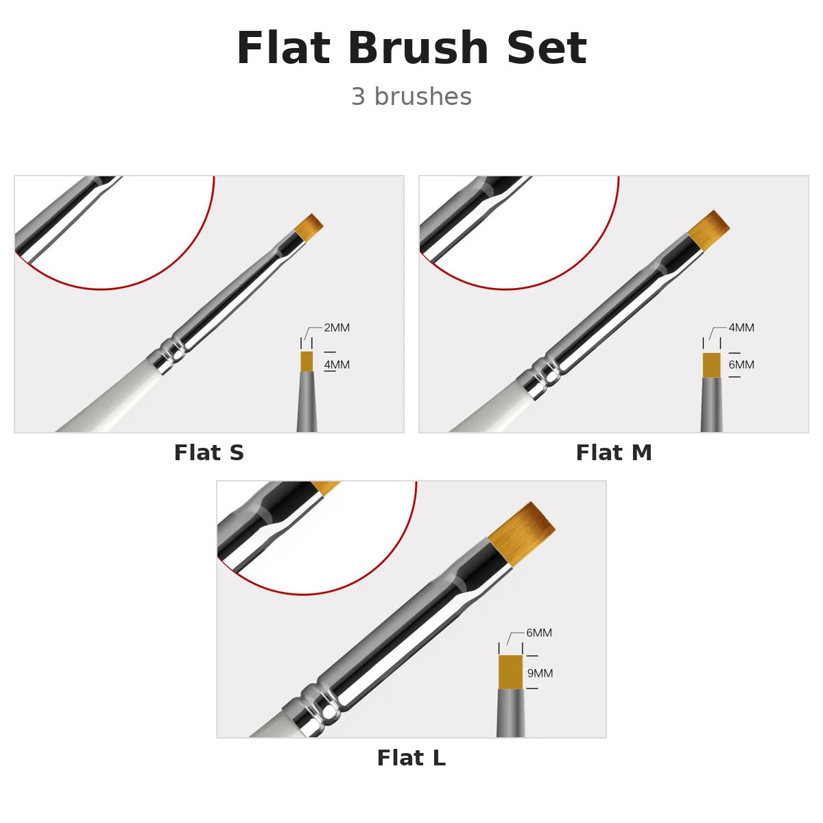 Hobby Mio Detail Paint Brushes
